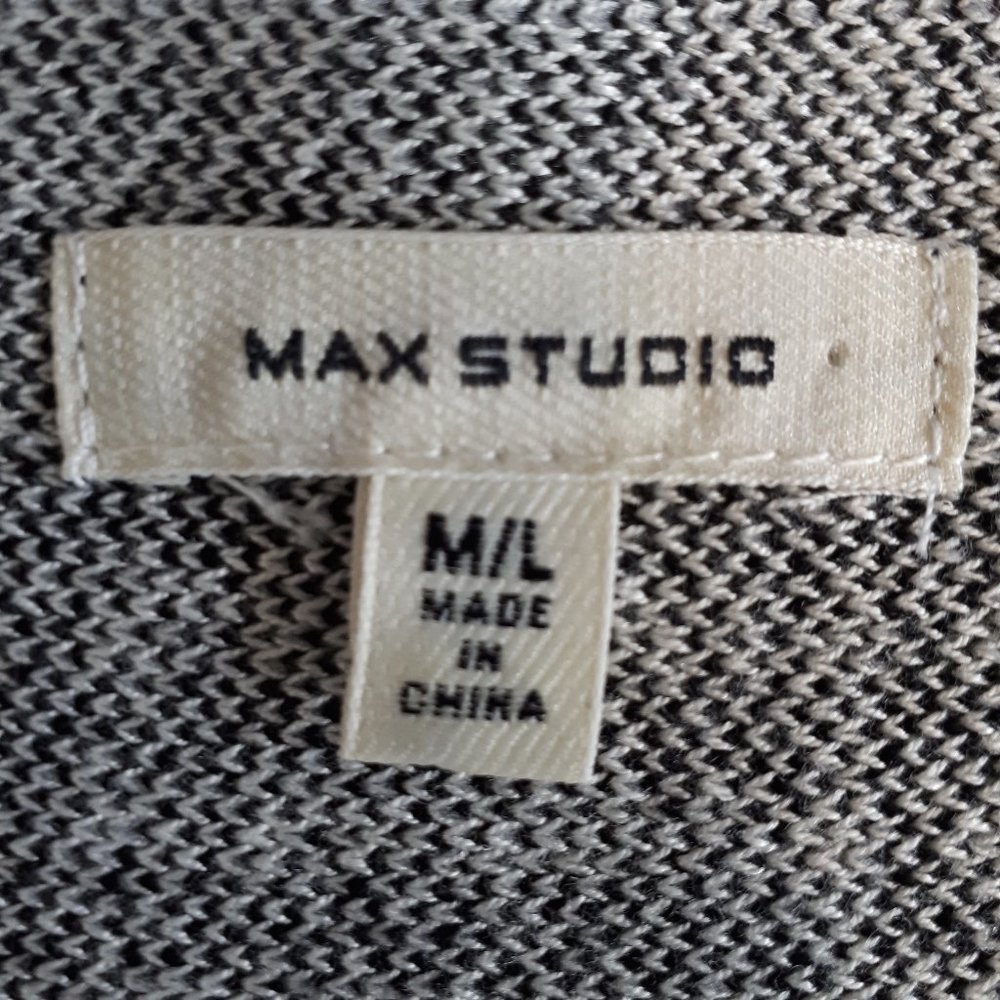 NWOT MAX STUDIO Fit & Flare Houndstooth Knit Skirt - Picture 13 of 16